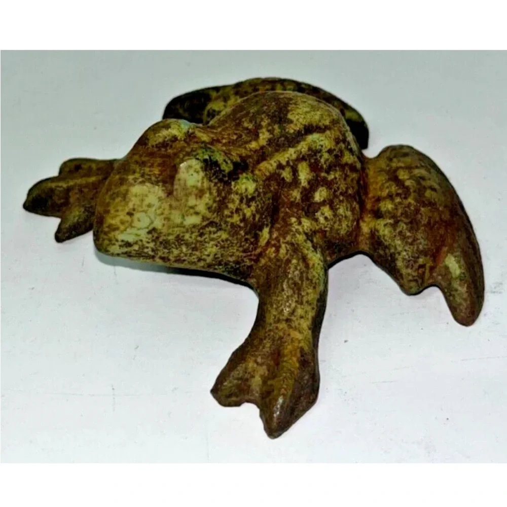Brass Garden Toad / Frog Decoration